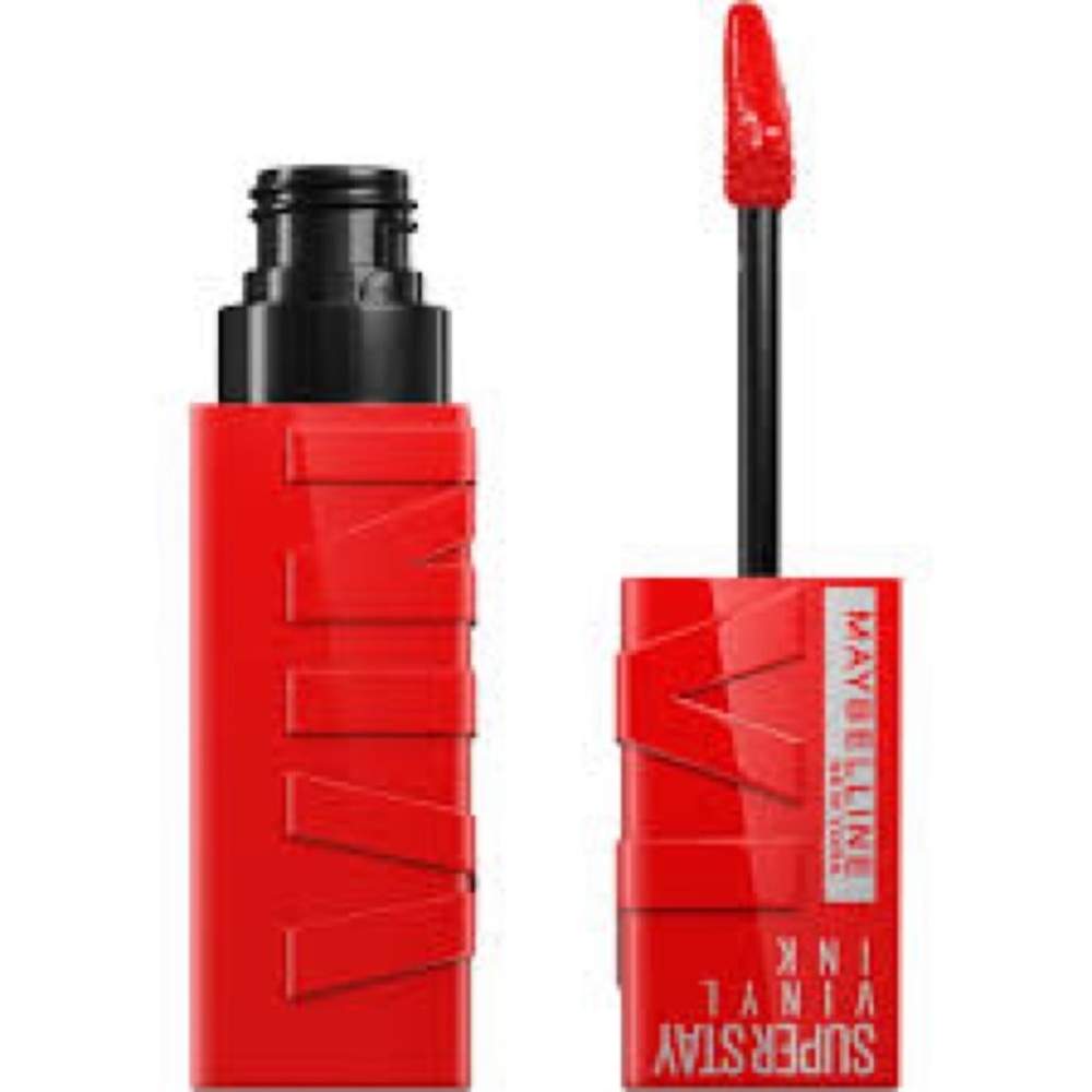 Maybelline Red Liquid Lipstick with Glossy Finish
